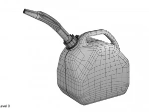 red gas can 3D Model