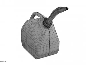 red gas can 3D Model