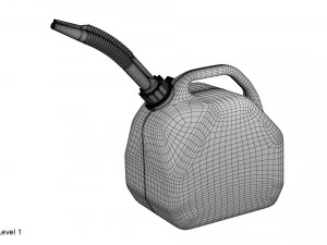 red gas can 3D Model