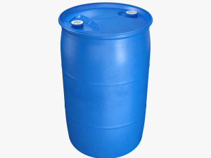 plastic barrel 2 fittings Modèle 3D