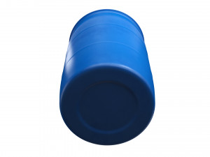 plastic barrel 2 fittings 3Dモデル