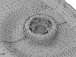 plastic barrel 2 fittings 3Dモデル