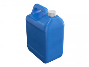 plastic container blue 02 3D Model