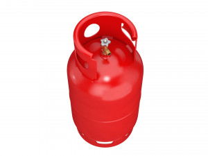 gas cylinder 27l 3D Model
