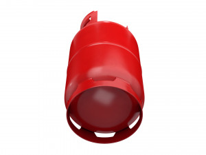 gas cylinder 27l 3D Model
