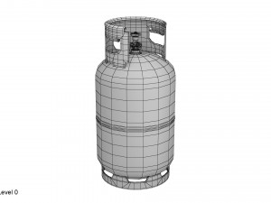 gas cylinder 27l 3D Model