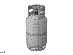 gas cylinder 27l 3D Model