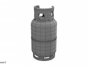 gas cylinder 27l 3D Model