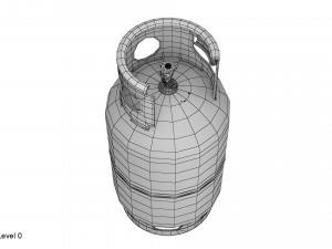 gas cylinder 27l 3D Model