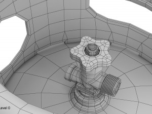 gas cylinder 27l 3D Model