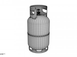 gas cylinder 27l 3D Model