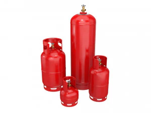 gas cylinders collection 3D Model
