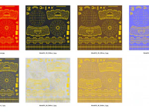 gas cylinders collection 3D Model