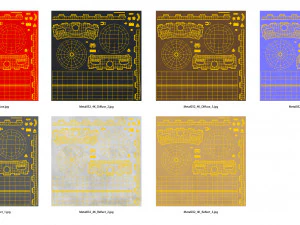 gas cylinders collection 3D Model