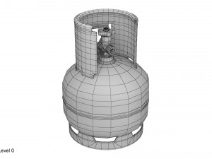 gas cylinders collection 3D Model