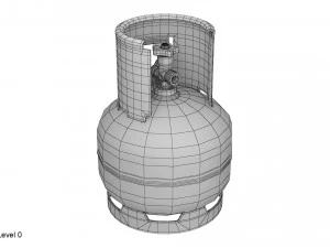 gas cylinders collection 3D Model