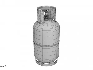 gas cylinders collection 3D Model