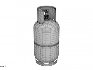 gas cylinders collection 3D Model