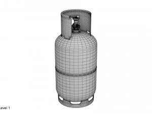 gas cylinders collection 3D Model
