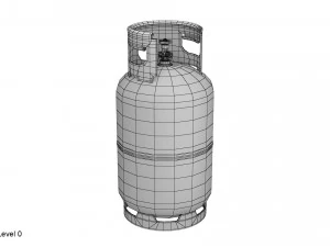 gas cylinders collection 3D Model