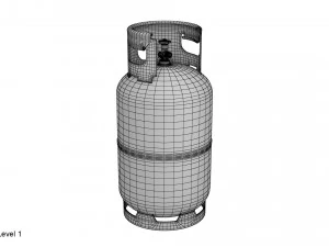 gas cylinders collection 3D Model