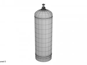 gas cylinders collection 3D Model
