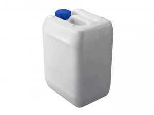 recipiente de pl&aacute;stico blanco 01 Modelo 3D