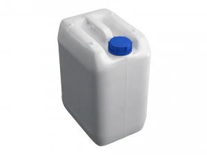 recipiente de pl&aacute;stico blanco 01 Modelo 3D