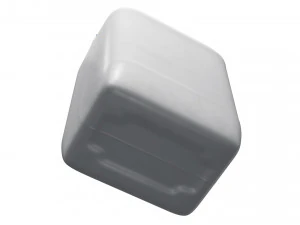 recipiente de pl&aacute;stico blanco 01 Modelo 3D