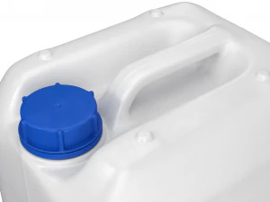 recipiente de pl&aacute;stico blanco 01 Modelo 3D