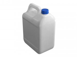 plastic container white 02 3D Модель