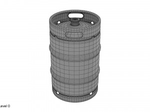 beer keg set 3D Model