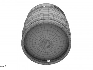 beer keg set 3D Model