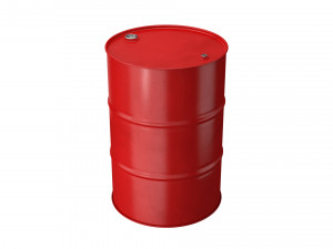metal barrel red 3Dモデル