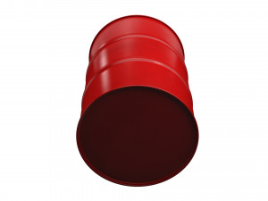 metal barrel red 3Dモデル