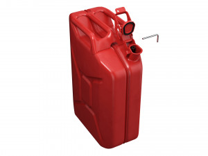 gasoline canister red jerry can Modelo 3D