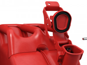 gasoline canister red jerry can Modelo 3D