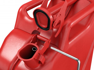gasoline canister red jerry can Modelo 3D