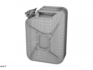 gasoline canister red jerry can Modelo 3D