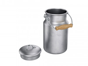 milk containers set Model 3D