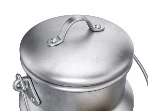 set di contenitori per il latte Modello 3D