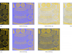 set di contenitori per il latte Modello 3D