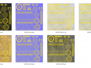 set di contenitori per il latte Modello 3D