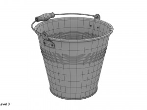 milk containers set Model 3D