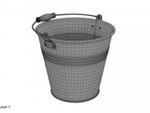 set di contenitori per il latte Modello 3D