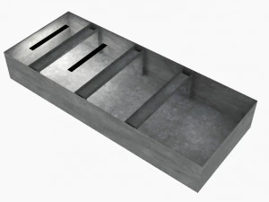 interior de la habitaci&oacute;n vac&iacute;a 06 Modelo 3D