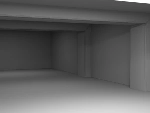 interior de la habitaci&oacute;n vac&iacute;a 06 Modelo 3D