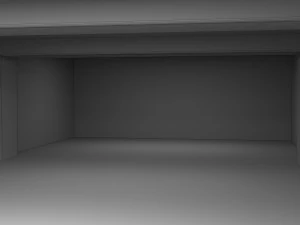 interior de la habitaci&oacute;n vac&iacute;a 06 Modelo 3D