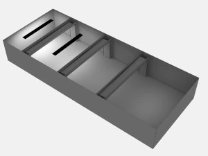 interior de la habitaci&oacute;n vac&iacute;a 06 Modelo 3D