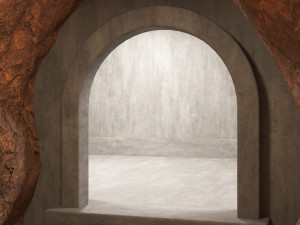 cave tunnel 02 Modello 3D